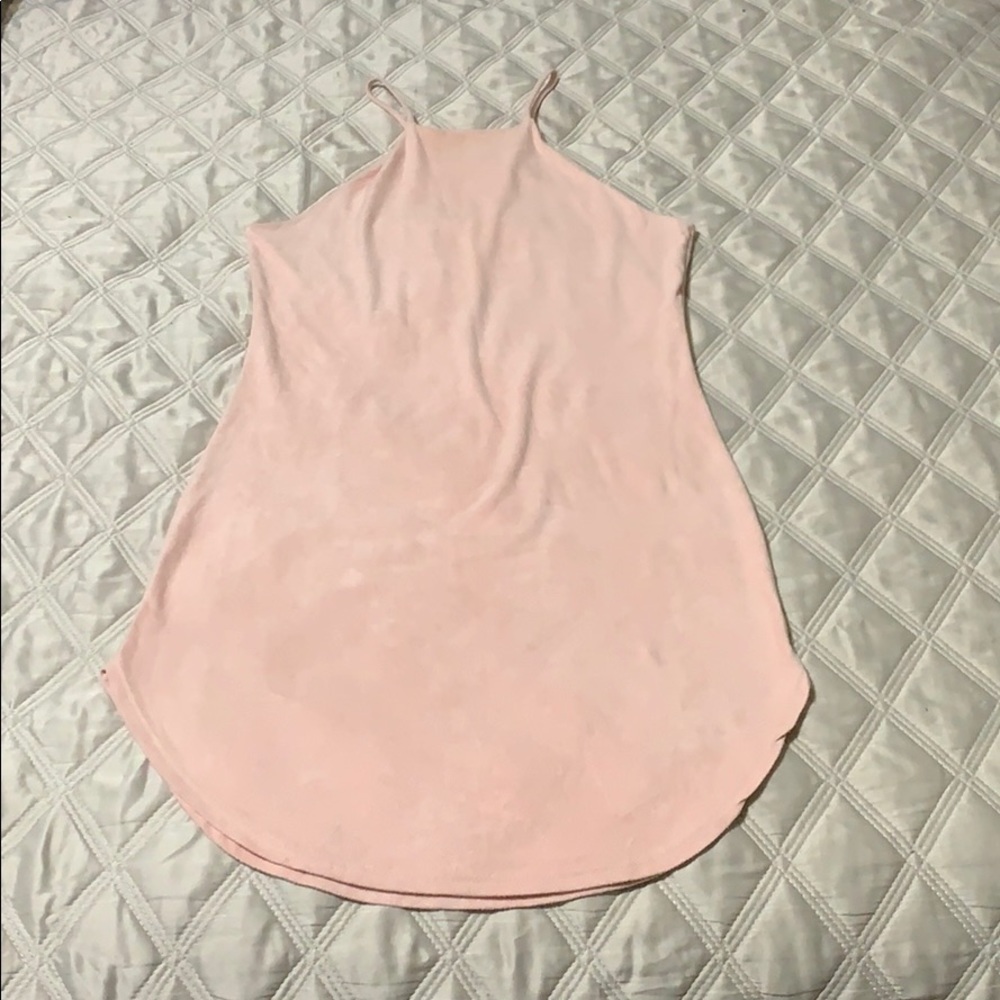 Suede dress